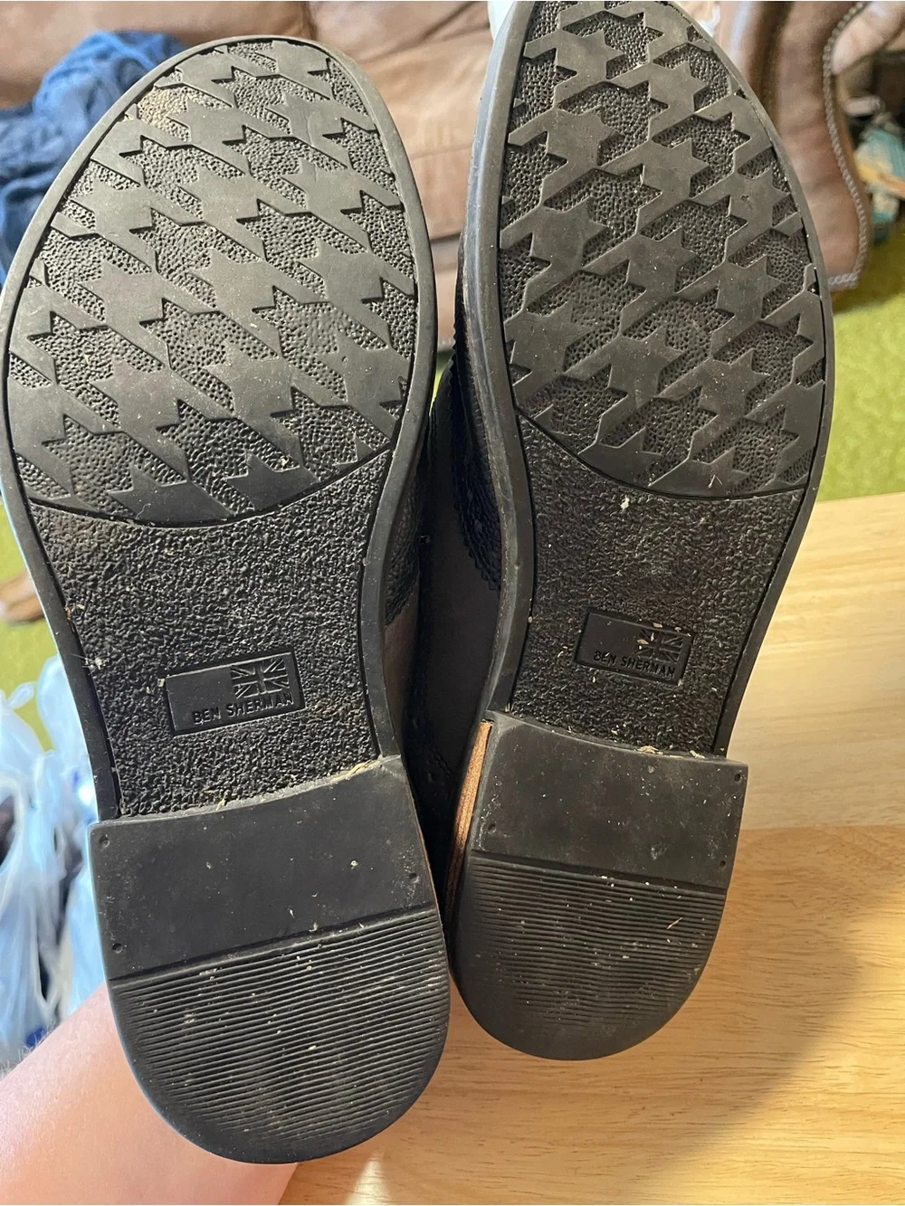 Ben Sherman Birk Shoe Leather Wingtip Size 12